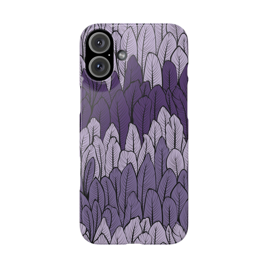 Purple Leaf Phone Case