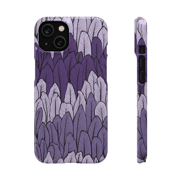 Purple Leaf Phone Case