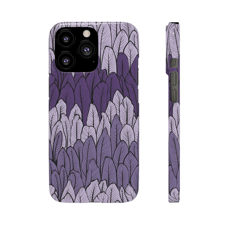 Purple Leaf Phone Case