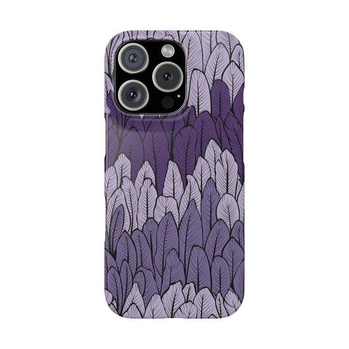 Purple Leaf Phone Case