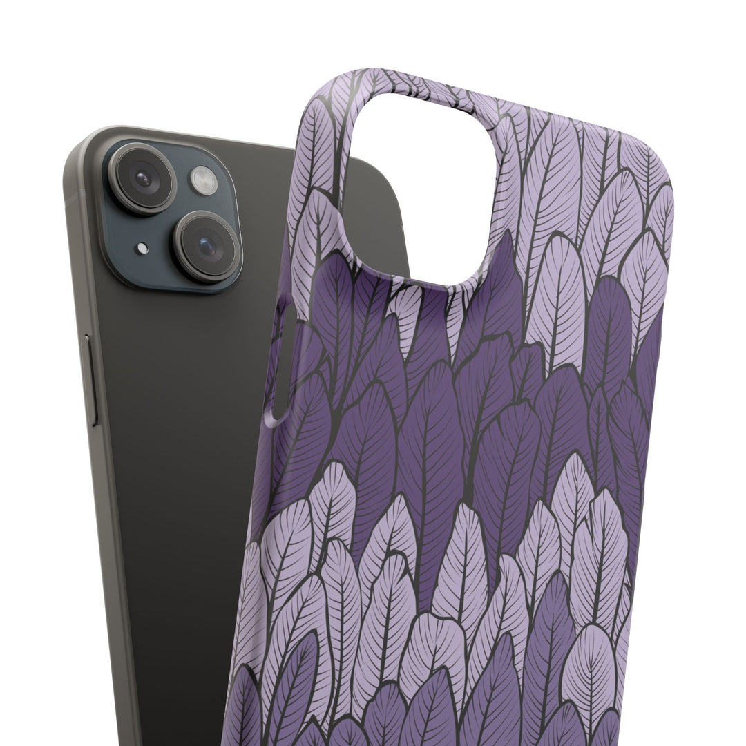 Purple Leaf Phone Case