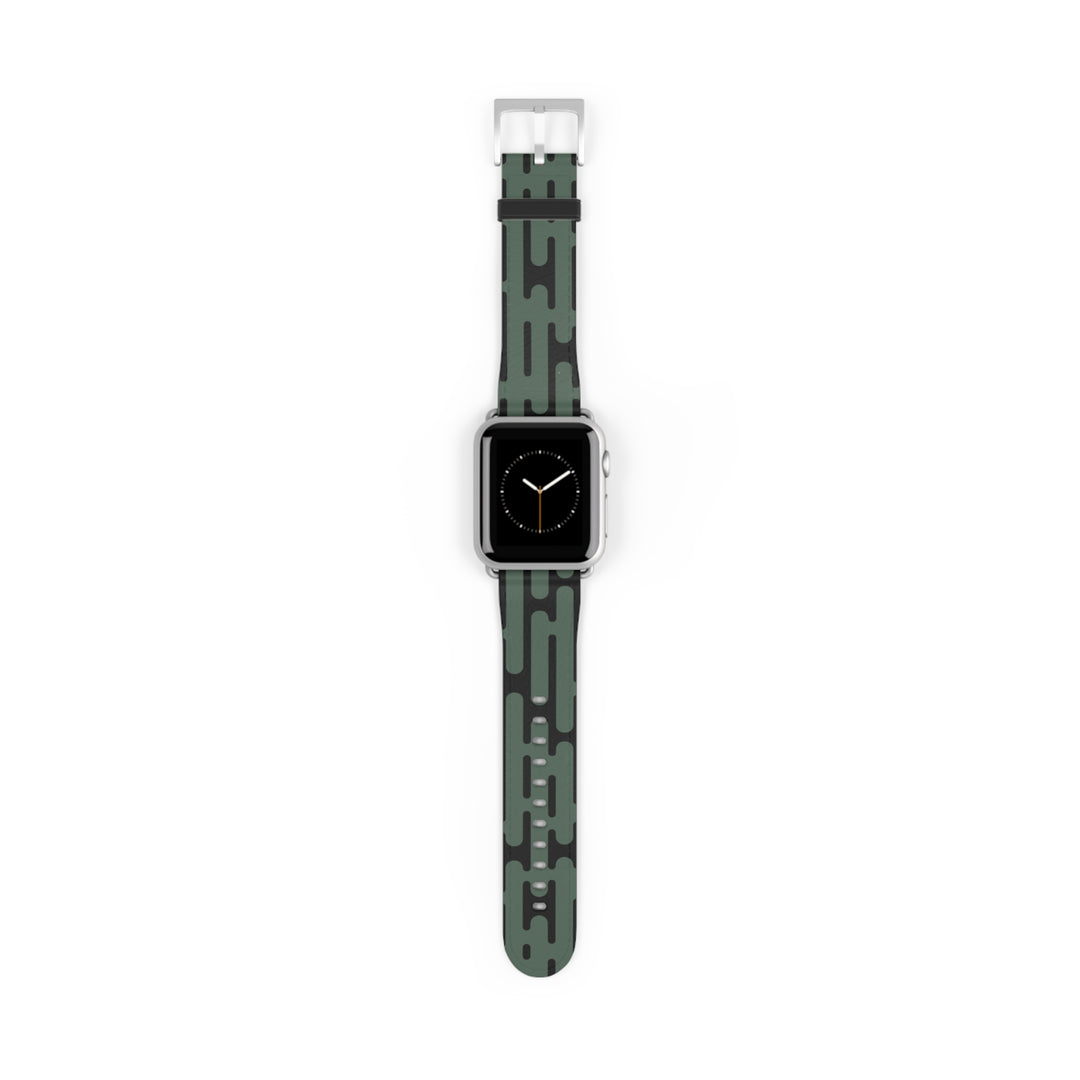 Green Geometric Watchband