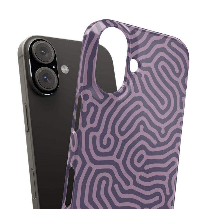 Purple Maze Phone Case