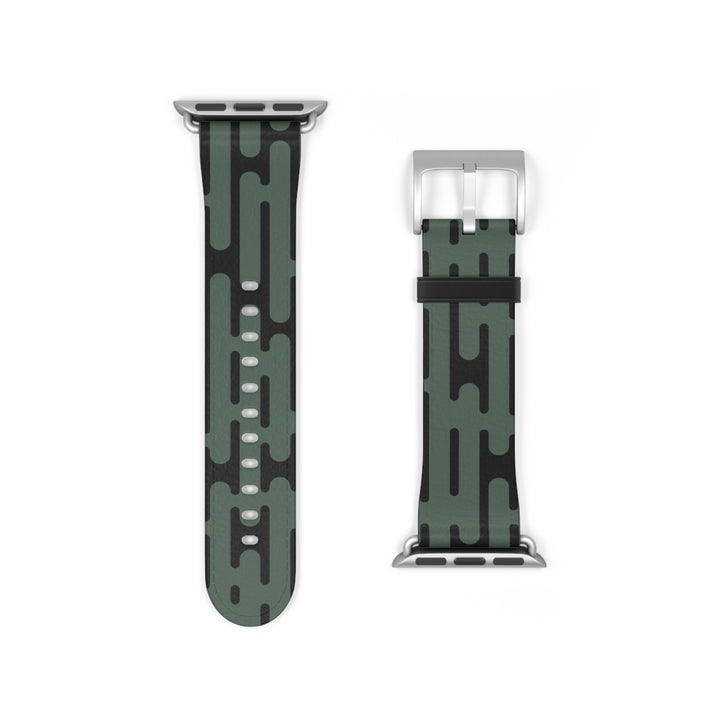 Green Geometric Watchband