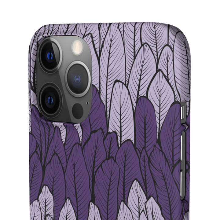 Purple Leaf Phone Case