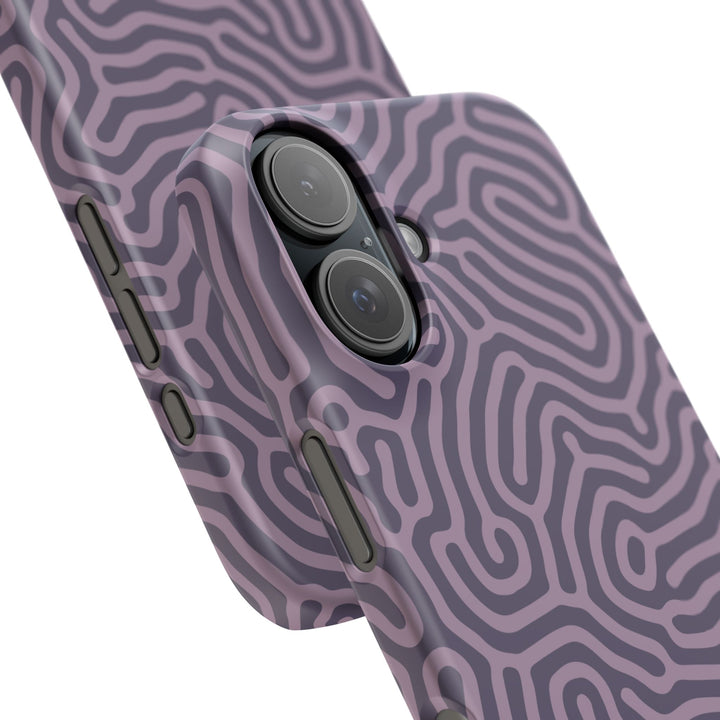 Purple Maze Phone Case