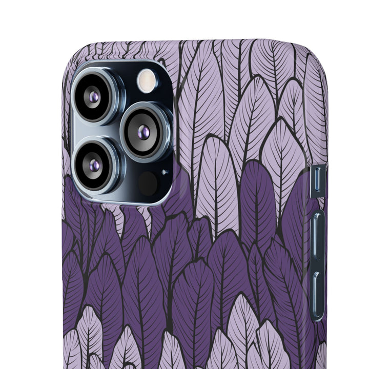 Purple Leaf Phone Case