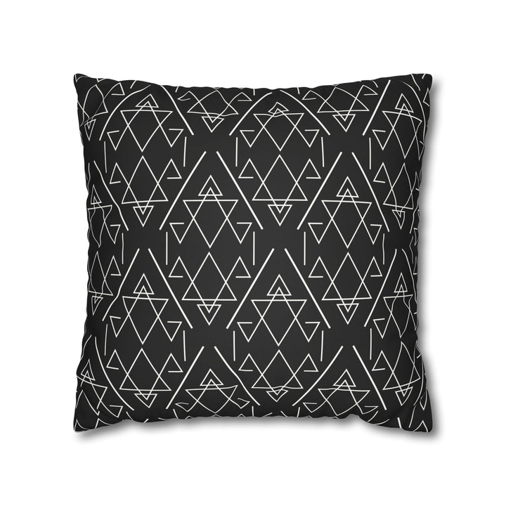 Geometric Black Pillowcase