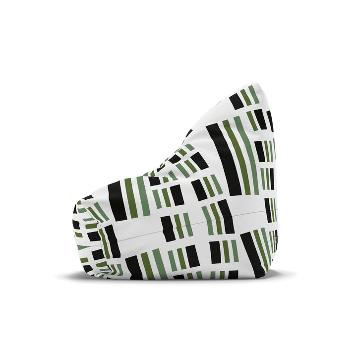 Green & Black Checkered Bean Bag