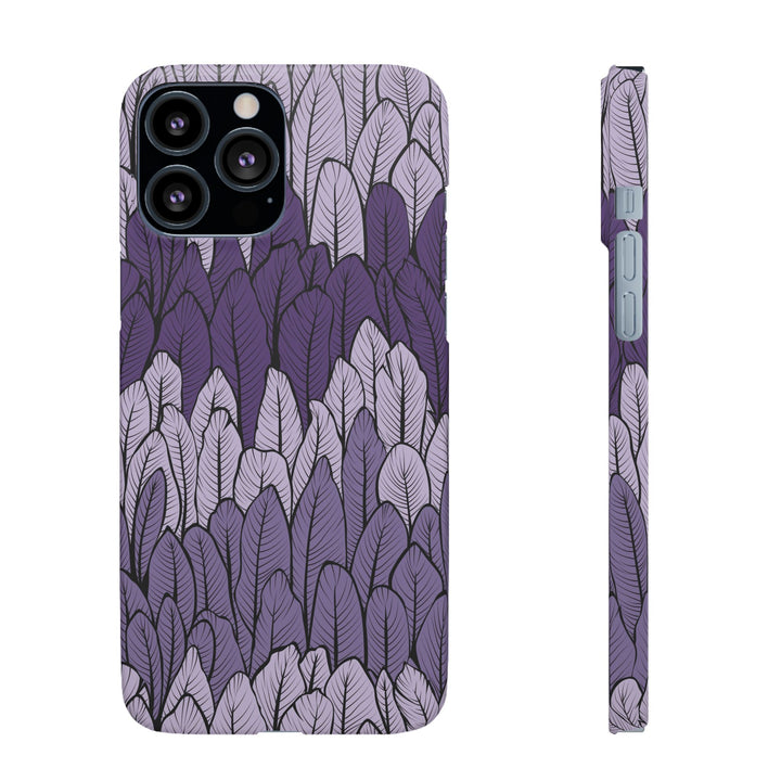 Purple Leaf Phone Case