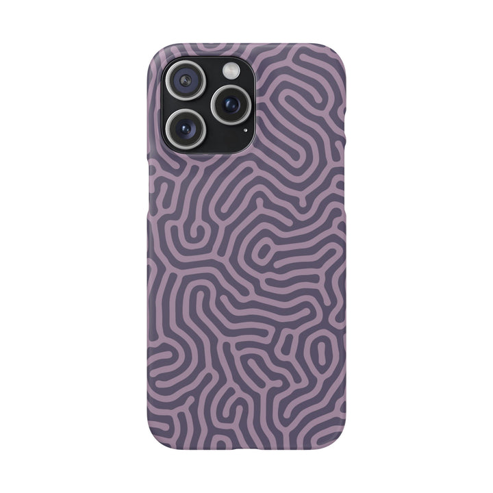 Purple Maze Phone Case