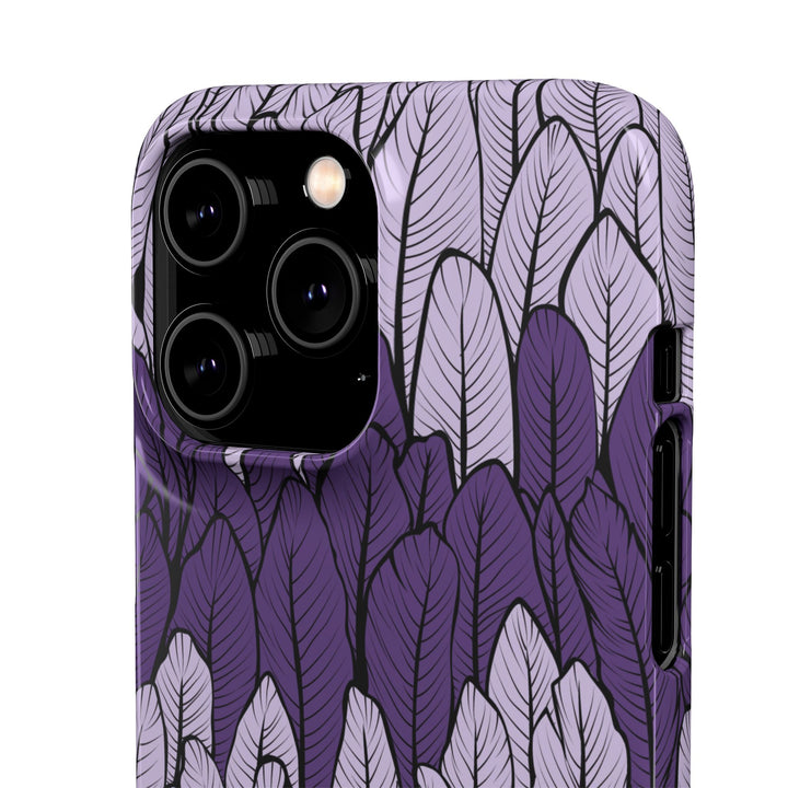 Purple Leaf Phone Case