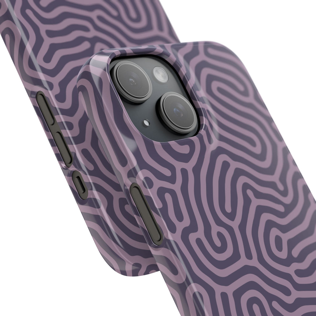 Purple Maze Phone Case