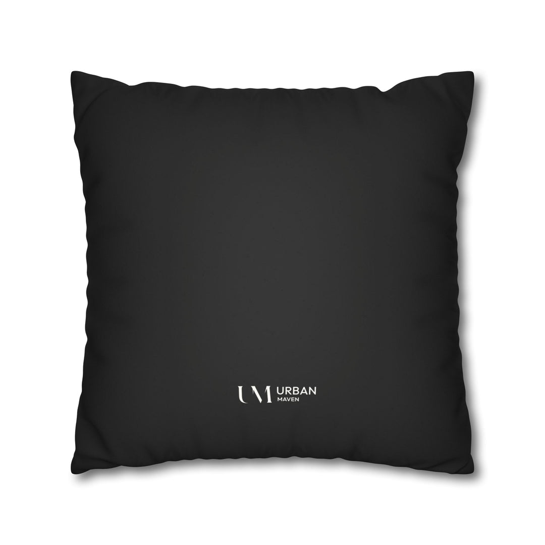 Geometric Black Pillowcase